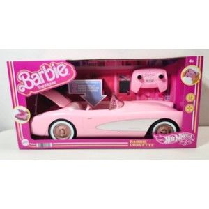 Hot Wheels RC Barbie Corvette Remote Control Car Kids Toy From The Movie NEW